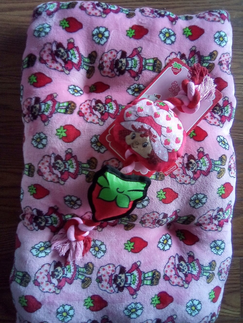 Strawberry Shortcake Cozy Pet Bed & Matching Doggy Toy